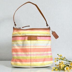 COACH Y2kK Pastel Striped Bag FAST SHIPPING 3228